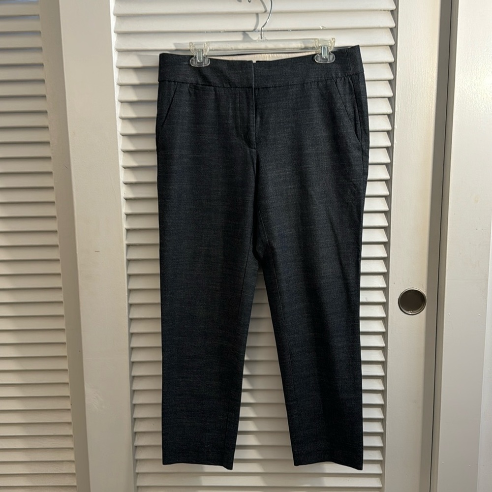 EUC Loft Marissa Blue/Grayish Ankle Pant - Size 8